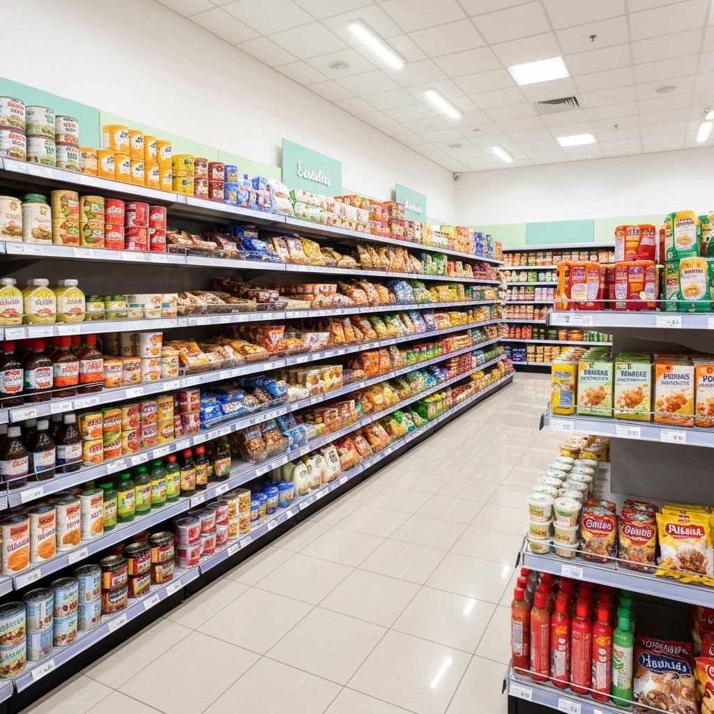Scaffali supermercato